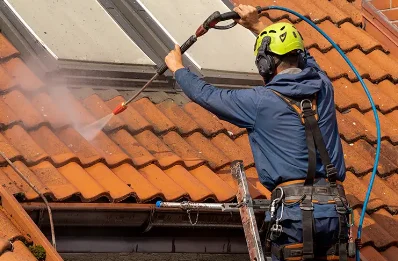 Démoussage et hydrofuge de toiture à Bouville